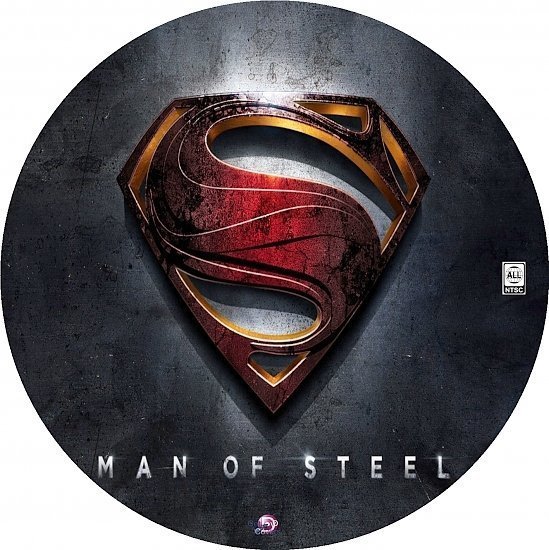 dvd cover Man of Steel R0 Custom