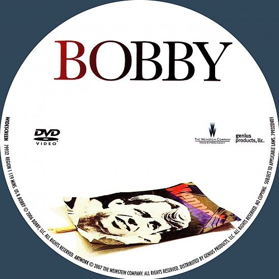 dvd cover Bobby (2006) R1
