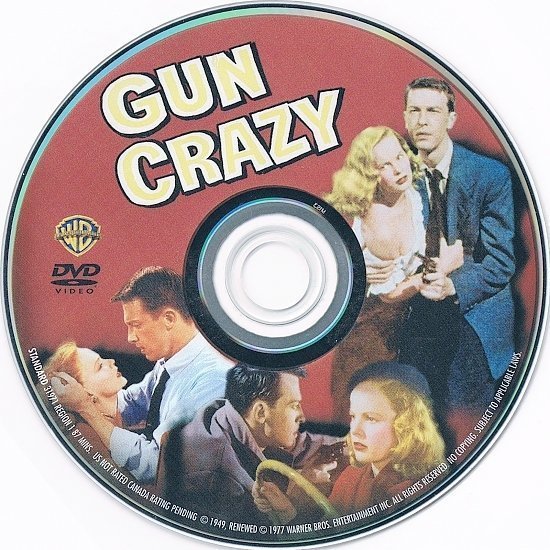 dvd cover Gun Crazy (1950) FS R1