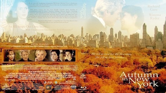 dvd cover Autumn In New York