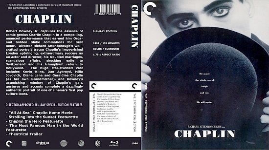 dvd cover Chaplin