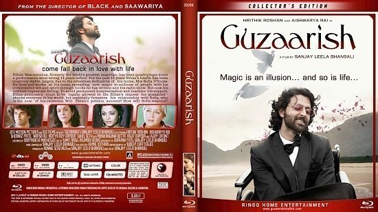 dvd cover Copy of Guzaarish Blu Ray 2012b