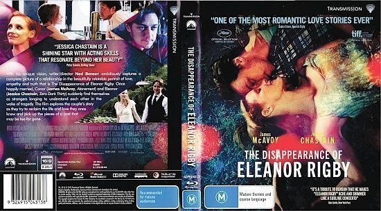 dvd cover The Disappearance of Eleanor Rigby Blu-Ray
