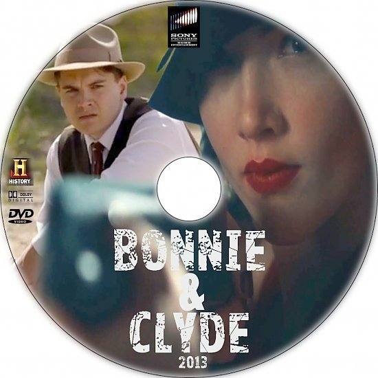 dvd cover Bonnie & Clyde Custom DVD Labels