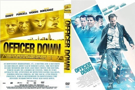 dvd cover Officer Down R1 Custom Front