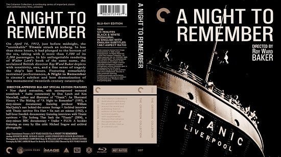 dvd cover ANightToRememberBRCriterionCLTv1