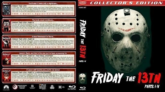dvd cover Friday the 13th : Parts 1 5
