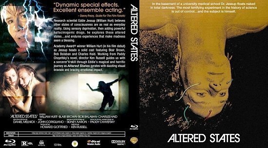 dvd cover Altered States