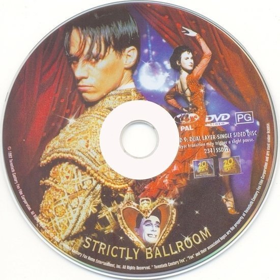 dvd cover Strictly Ballroom (1992) R4