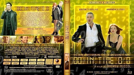 dvd cover Copy of In Time Blu Ray 2011