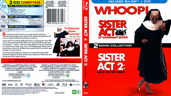 dvd cover Sister Act / Sister Act 2