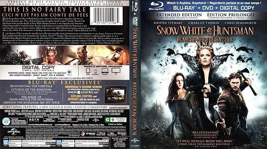dvd cover Snow White And The Huntsman Blanche Neige et le Chasseur
