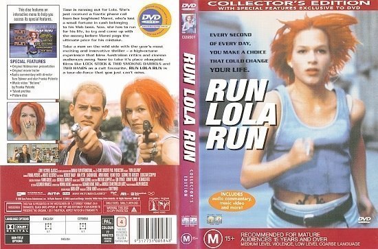 dvd cover Run Lola Run (1998) CE R4