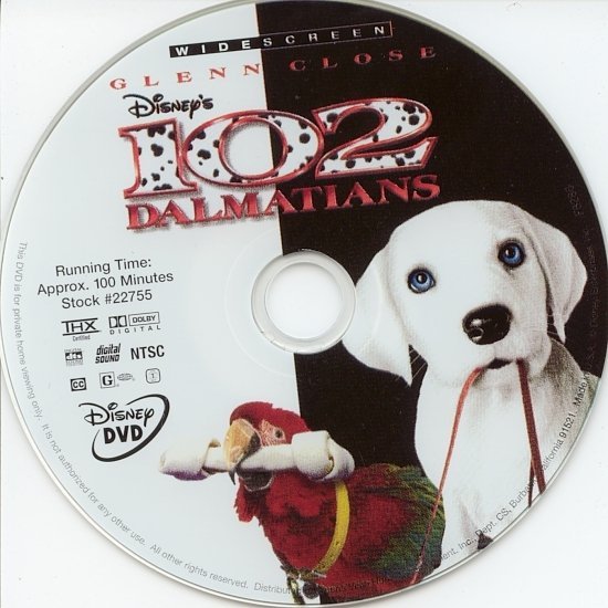 dvd cover 102 Dalmatians (2000) WS R1