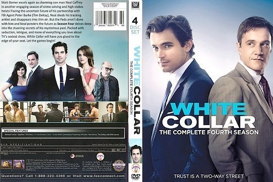 dvd cover White Collar Season 4 R1