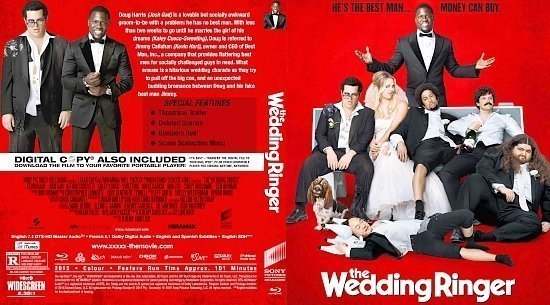 dvd cover The Wedding Ringer R0 Custom BD Cover & Label