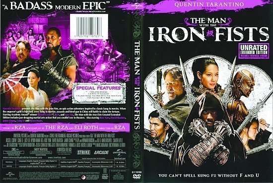 dvd cover The Man With The Iron Fists R1