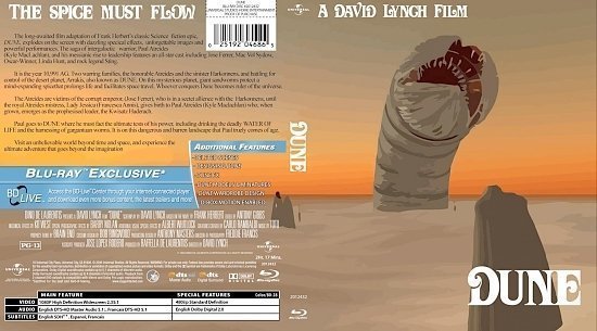 dvd cover Dune Black text