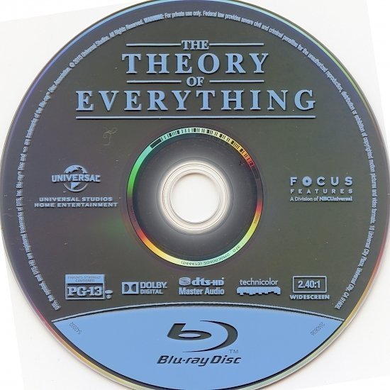 dvd cover The Theory Of Everything