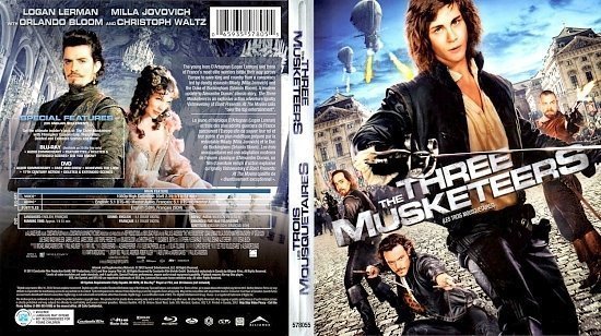 dvd cover The Three Musketeers 3D Les Trois Mousquetaires 3D