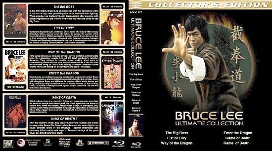 dvd cover Bruce Lee Ultimate Collection version 2