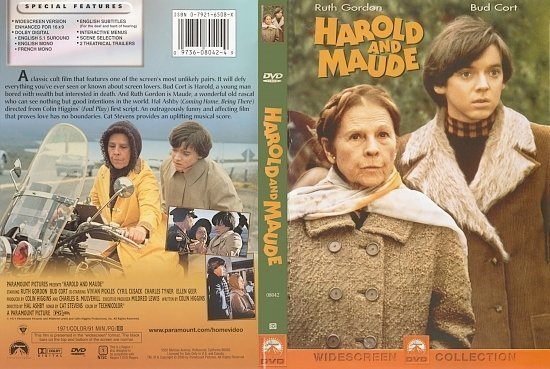 dvd cover Harold and Maude (1971) WS R1