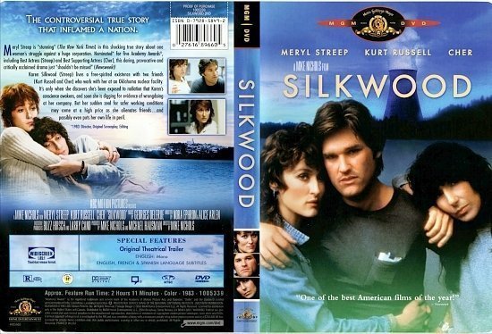 dvd cover Silkwood (1983) WS R1