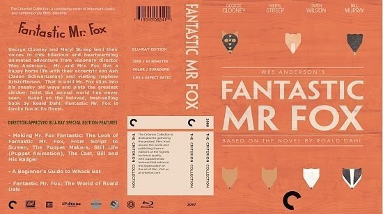 dvd cover Fantastic Mr Fox