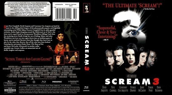 dvd cover Scream 3