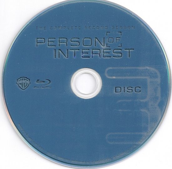 dvd cover Person Of Interest: Season 2 R1 Blu-Ray & Label