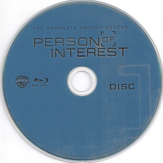 dvd cover Person Of Interest: Season 2 R1 Blu-Ray & Label