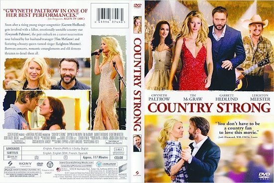 dvd cover Country Strong (2010) WS R1