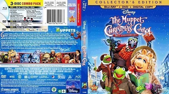 dvd cover The Muppet Christmas Carol