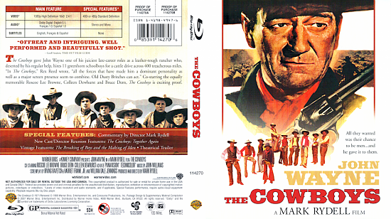 dvd cover The Cowboys