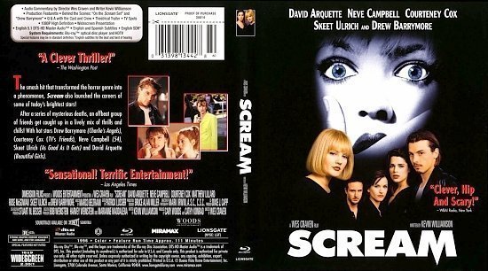 dvd cover Scream