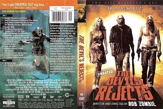 dvd cover The Devil's Rejects (2005) DC WS R1