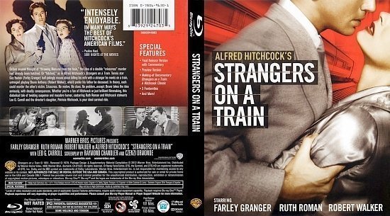 dvd cover Strangers On A Train