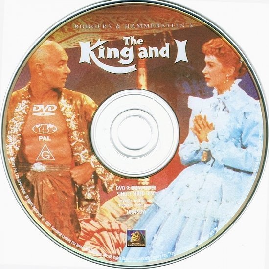 dvd cover The King and I (1956) WS R4