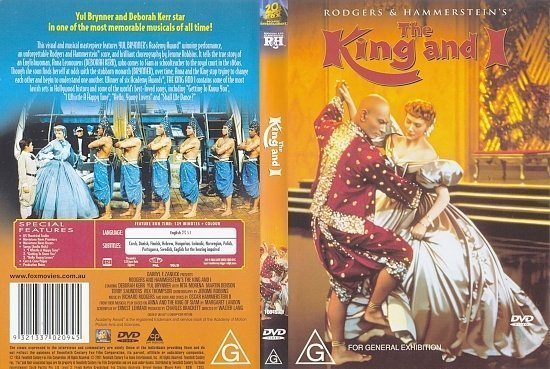 dvd cover The King and I (1956) WS R4