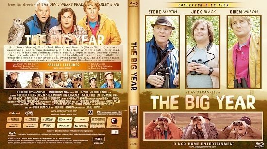 dvd cover Copy of The Big Year Blu Ray 2011