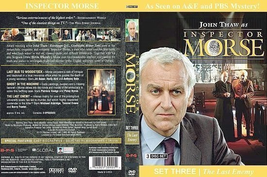 dvd cover Inspector Morse: Set Three - The Last Enemy (1989) R1 Custom