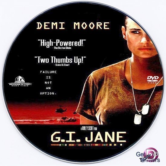 dvd cover G.I. Jane (1997) R0 Custom DVD Label