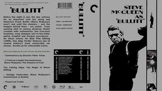 dvd cover Bullitt