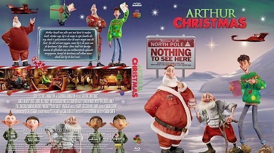 dvd cover Arthur Christmas Bluray