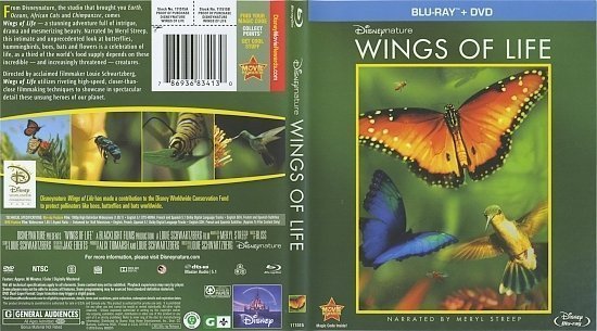 dvd cover Disneynature: Wings Of Life Blu-Ray