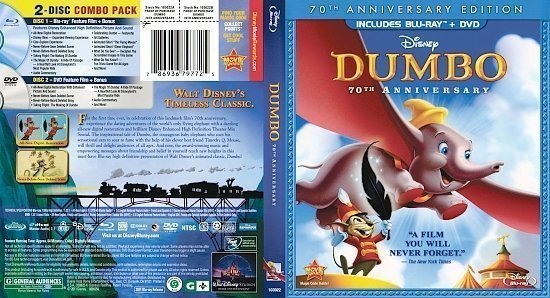dvd cover Dumbo (1941) R1 Blu-Ray