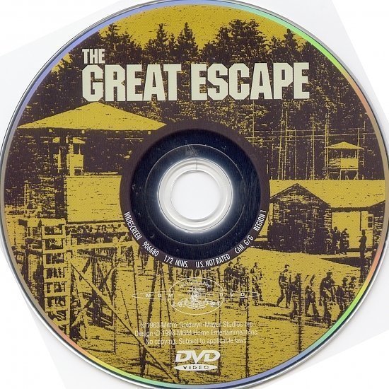 dvd cover The Great Escape (1963) R1