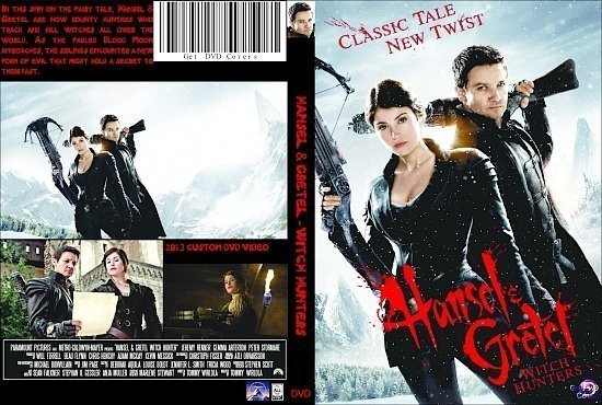 dvd cover Hansel & Gretel: Witch Hunters R0 Custom