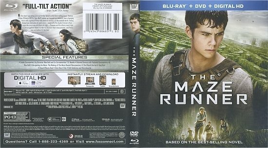 dvd cover The Maze Runner Blu-Ray