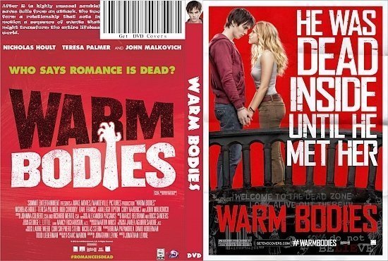 dvd cover Warm Bodies R0 Custom